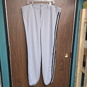 Sportsphere Size XXXL Light Grey and Black Baseball Pants